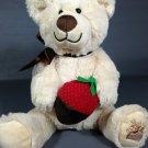 Edible Arrangements Berry Loved Bear Plush Toy Teddy Chocolate Strawberry & Bow Edible Arrangements Berry Loved Bear Plush Toy Teddy Chocolate Strawberry & Bow