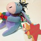 Disney Eeyore 1999 Christmas To Remember Plush Ornament Winnie Pooh Friend Toy Disney Eeyore 1999 Christmas To Remember Plush Ornament Winnie Pooh Friend Toy