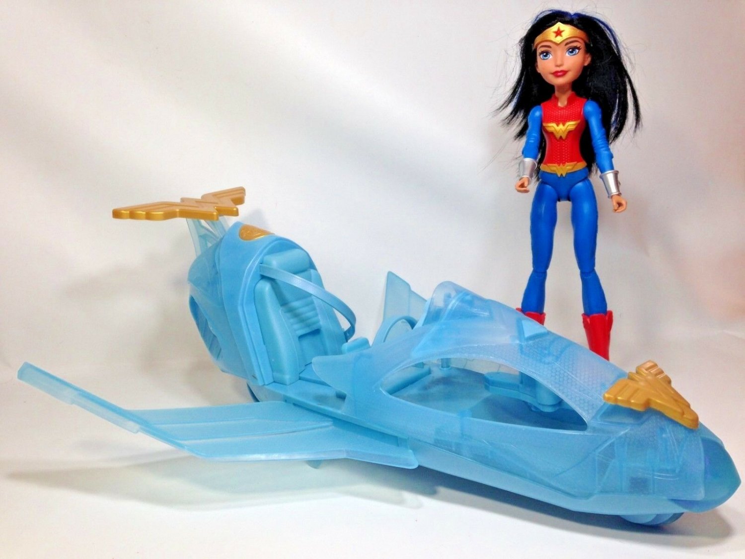 Wonder Woman Action Figure Doll DC Comics Super Hero Girl Invisible Jet ...