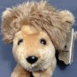 Wallace Berrie Cuddle Ups Lion LOVABLE Plush Vintage 1980 Bean Bag Toy Cat TAG