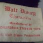 Mickey Mouse Plush Doll Walt Disney Characters California Vintage Stuffed Toy