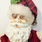 Santa Claus Doll Ceramic Face 1994 Four Star International 14" Cloth Body Santa Claus Doll Ceramic Face 1994 Four Star International 14" Cloth Body