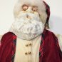 Santa Claus Doll Ceramic Face 1994 Four Star International 14" Cloth Body