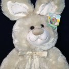 Fiesta Bunny Rabbit Plush Easter Furry Stuffed Animal GIFT TAG 15" Cream Color Fiesta Bunny Rabbit Plush Easter Furry Stuffed Animal GIFT TAG 15" Cream Color