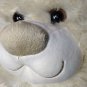 Fiesta Bunny Rabbit Plush Easter Furry Stuffed Animal GIFT TAG 15" Cream Color