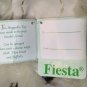 Fiesta Bunny Rabbit Plush Easter Furry Stuffed Animal GIFT TAG 15" Cream Color