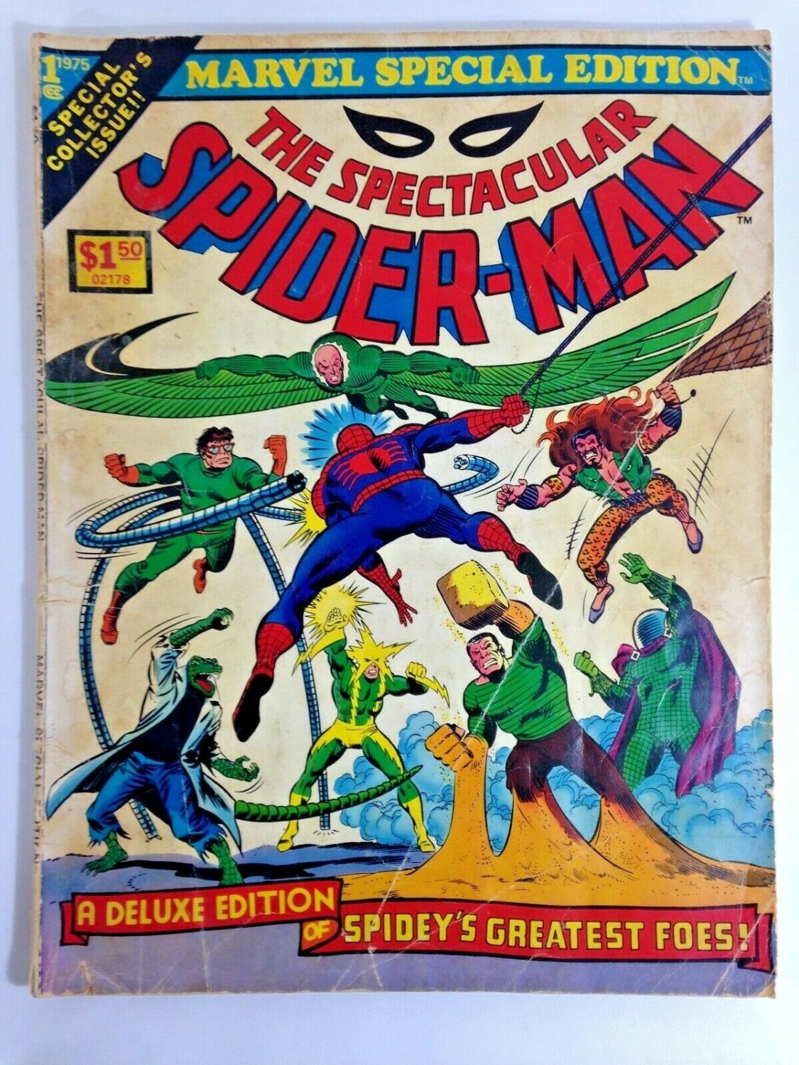 Spectacular Spider Man Marvel Special Edition No 1 1975 Stan Lee Spidey Comics