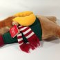 Kohls Plush Brown Moose Soft Stuffed Animal Reindeer Holiday Pillow 16"