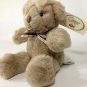 Russ Teddy Bear Plush Caress Soft Pets Tan Stuffed Animal #4568 Brown Bow Tie