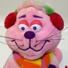 Commonwealth Pink Cat Plush Kitten RARE Stuffed Animal w Earmuffs Scarf 7" Kitty Commonwealth Pink Cat Plush Kitten RARE Stuffed Animal w Earmuffs Scarf 7" Kitty
