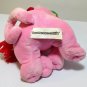 Commonwealth Pink Cat Plush Kitten RARE Stuffed Animal w Earmuffs Scarf 7" Kitty