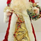JC Penney Holiday Christmas Santa Claus Tree Topper Holly Wreath 16" Treetopper JC Penney Holiday Christmas Santa Claus Tree Topper Holly Wreath 16" Treetopper