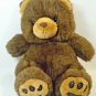Teddy Bear Plush Semo Cuddlie Brown Stuffed 10.5" Sitting