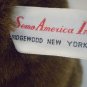 Teddy Bear Plush Semo Cuddlie Brown Stuffed 10.5" Sitting