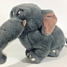 Shep Elephant Disney's George of the Jungle RARE Dark Grey Bean Bag Plush