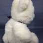 Sanei White Teddy Bear Plush ULTRA RARE JAPAN Soft Stuffed Animal 11"
