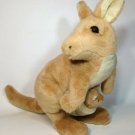 Dakin Mama Kangaroo & Baby Joey Plush Brown Stuffed Animal Vintage Toy 15" Dakin Mama Kangaroo & Baby Joey Plush Brown Stuffed Animal Vintage Toy 15"