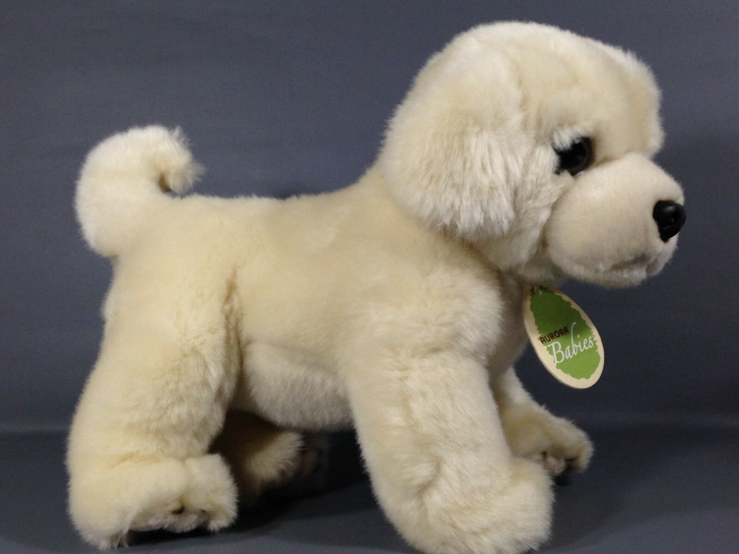 white lab stuffed animal