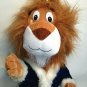 Rare Plush LION King Six Flags Great Adventure Stuffed Animal Cat w Crown 21"