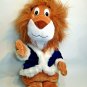 Rare Plush LION King Six Flags Great Adventure Stuffed Animal Cat w Crown 21"
