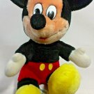 Mickey Mouse Stuffed Plush Doll Disney World DisneyLand 12" Vintage Toy