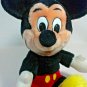 Mickey Mouse Stuffed Plush Doll Disney World DisneyLand 12" Vintage Toy
