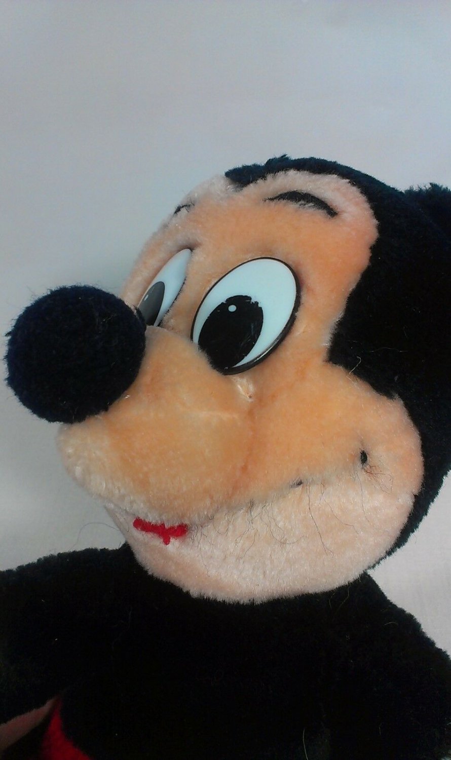 vintage mickey mouse stuffed doll