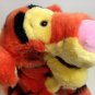 Disney Tigger Plush Orange Tiger Stuffed Winnie the Pooh Large Floppy Beanie 14"