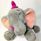 Disney Elephant DUMBO Plush Gray Stuffed Animal Grey Bean Bag Toy 12" Red Hat Disney Elephant DUMBO Plush Gray Stuffed Animal Grey Bean Bag Toy 12" Red Hat