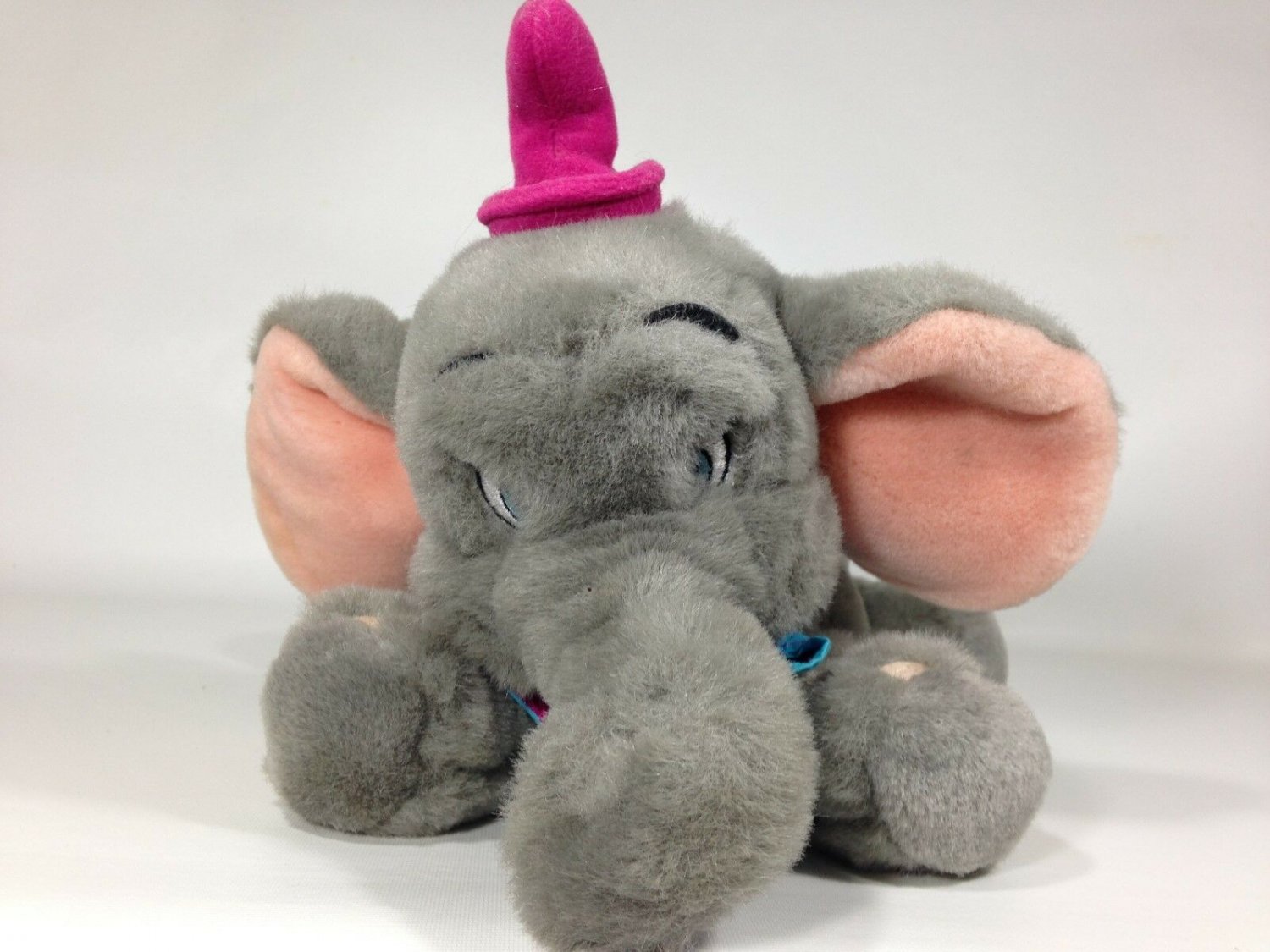 gray stuffed elephant