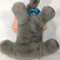 Disney Elephant DUMBO Plush Gray Stuffed Animal Grey Bean Bag Toy 12" Red Hat