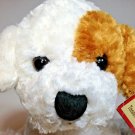 Tender Luv Puppy Dog Plush White Brown 7" Stuffed Animal TAG RBI Ron Banafato