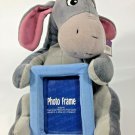 Eeyore Plush Photo Picture Frame 3x4 Disney Store Pooh Friend Stuffed Animal 10"