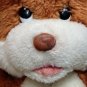 Vintage Mighty Star Plush Sitting Puppy Dog Brown Stuffed Animal 10" Korea #4514