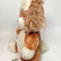 Vintage Mighty Star Plush Sitting Puppy Dog Brown Stuffed Animal 10" Korea #4514