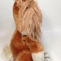 Vintage Mighty Star Plush Sitting Puppy Dog Brown Stuffed Animal 10" Korea #4514