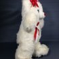 Dan Dee Teddy Bear Plush RARE Vintage All We Need Is Love White Stuffed ANimal