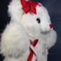 Dan Dee Teddy Bear Plush RARE Vintage All We Need Is Love White Stuffed ANimal