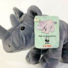Gund African Black RHINO Plush Gray WWF World Wildlife Fund Stuffed Animal 42186 Gund African Black RHINO Plush Gray WWF World Wildlife Fund Stuffed Animal 42186