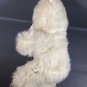 Vintage White Teddy Bear Plush Parisi Creations Furry Stuffed Animal 16" Claws