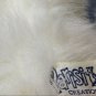 Vintage White Teddy Bear Plush Parisi Creations Furry Stuffed Animal 16" Claws