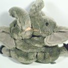 Best Friends Fur-Ever Elephants by Fiesta Grey Gray 8" Stuffed Plush Hugging Best Friends Fur-Ever Elephants by Fiesta Grey Gray 8" Stuffed Plush Hugging