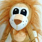 Idea Nuova Plush Lion Brown Soft Floppy Stuffed Animal Long Legs Embroidered 15"