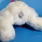 White Teddy Bear MERRY Ty Classic Plush Stuffed Animal Beanie 2004 - 12"