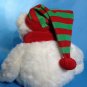 White Teddy Bear MERRY Ty Classic Plush Stuffed Animal Beanie 2004 - 12"
