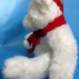 White Teddy Bear MERRY Ty Classic Plush Stuffed Animal Beanie 2004 - 12"