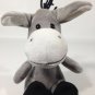 Bobble Head Gray Donkey Plush Sears Hoffman Estates Stuffed Grey Animal 6" Toy