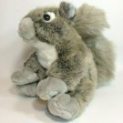 Gray Squirrel Soft Fluffy Tail Life Like Plush Toy Grey Furry Stuffed Animal 9" Gray Squirrel Soft Fluffy Tail Life Like Plush Toy Grey Furry Stuffed Animal 9"