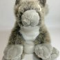 Gray Squirrel Soft Fluffy Tail Life Like Plush Toy Grey Furry Stuffed Animal 9"