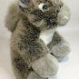 Gray Squirrel Soft Fluffy Tail Life Like Plush Toy Grey Furry Stuffed Animal 9"